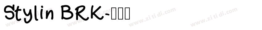 Stylin BRK字体转换
